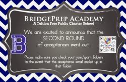 Second Round Acceptances for 2020-2021 School Year